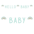 Guirlande de lettres Arc-en-ciel « Hello Baby »